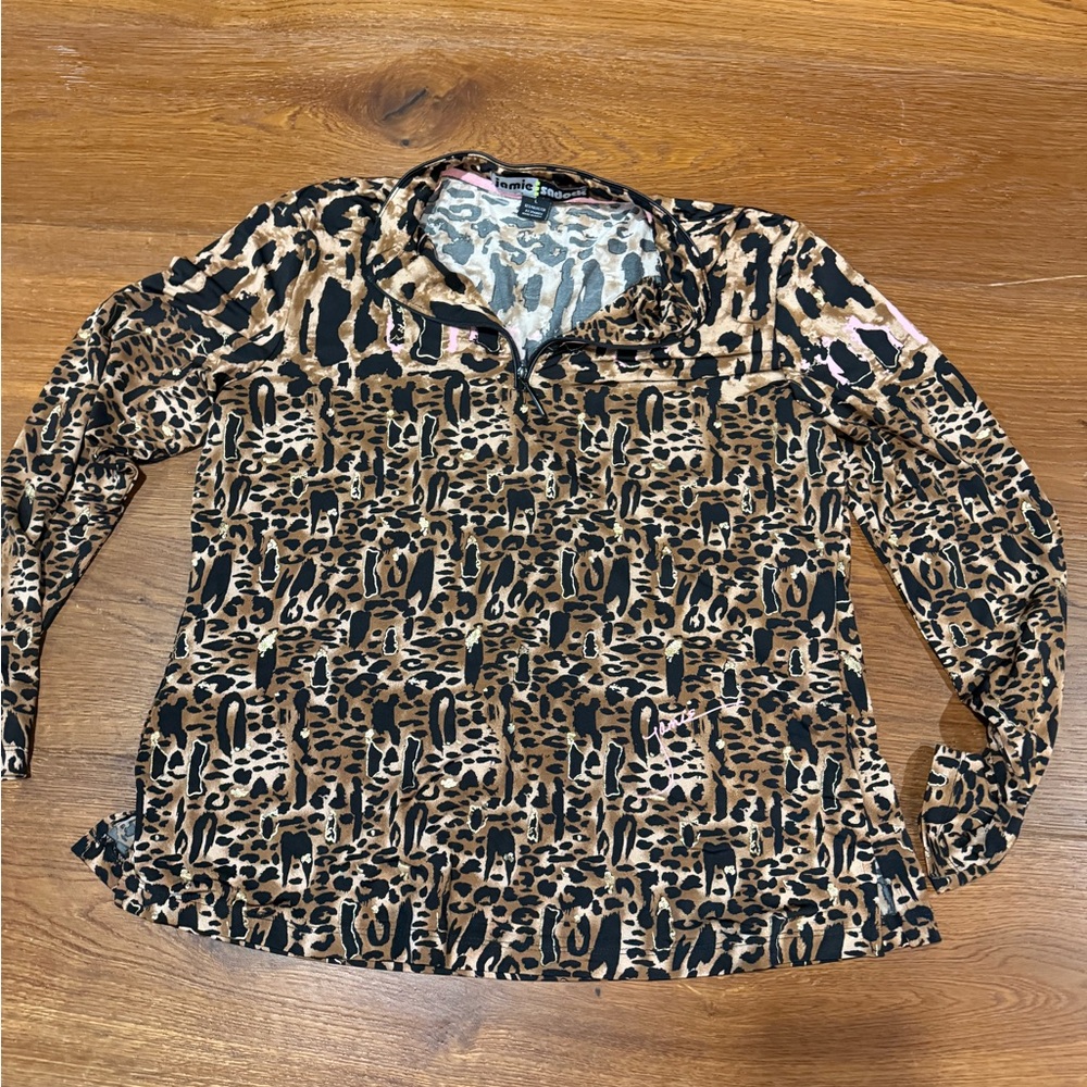 Jamie Sadock long sleeve pullover animal print